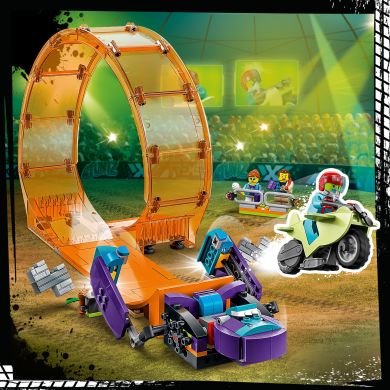 Конструктор Каскадерская петля Удар Шимпанзе LEGO City Stuntz 60338