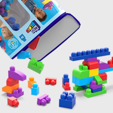 Конструктор Mega Bloks First Builders 80 деталей DCH63