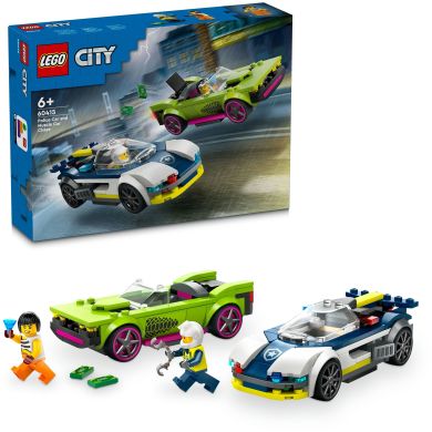 Конструктор Переслідування маслкара на поліцейському автомобілі LEGO City 60415