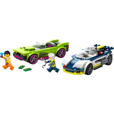 Конструктор Переслідування маслкара на поліцейському автомобілі LEGO City 60415