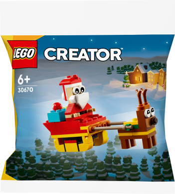 Конструктор Поїздка на санчатах Санти LEGO 30670
