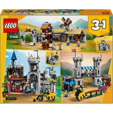 Конструктор Середньовічний замок із лицарем на коні LEGO Creator 31168