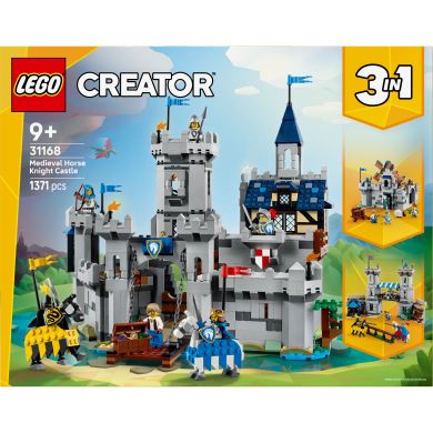 Конструктор Середньовічний замок із лицарем на коні LEGO Creator 31168