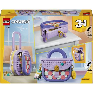 Конструктор Стильна мистецька сумка з місцем для зберігання Lego Creator 31391