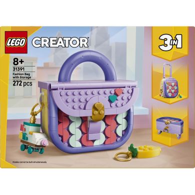 Конструктор Стильна мистецька сумка з місцем для зберігання Lego Creator 31391
