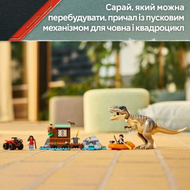 Конструктор Втеча річкою від тиранозавра LEGO Jurassic World 76975