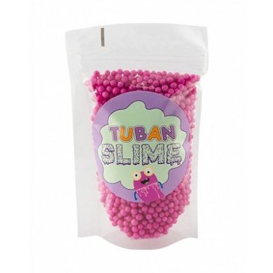 Полиуретановые шарики для слайма фуксия 0,2л Tuban TU3085