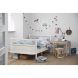 Ліжко Sebra Junior & Grow класичний білий, 165-204 см 200130037