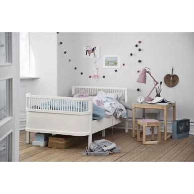 Ліжко Sebra Junior & Grow класичний білий, 165-204 см 200130037