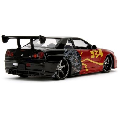 Машина металева Jada Годзила Hiccaн GTR, масштаб 1:24, 8+ JADA 253253024