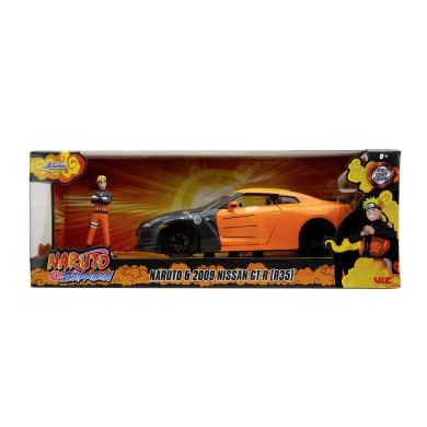 Машина металева Jada Наруто Ніссан GT-R з фігуркою Наруто, масштаб 1:24, 8+ JADA 253255054