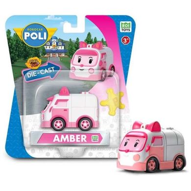 Металева колекційна машинка робокар ЕМБЕР DIE CAST Robocar Poli MRT-0602