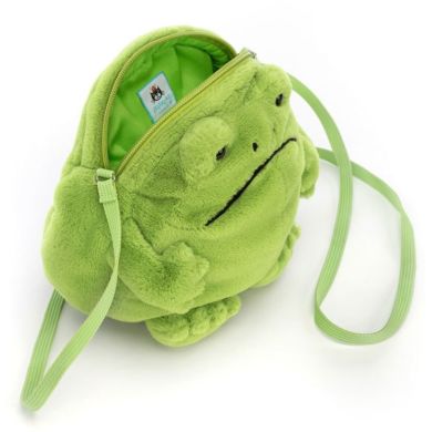 М'яка іграшка сумка Кумедна жаба Ricky, Jellycat RR4BF
