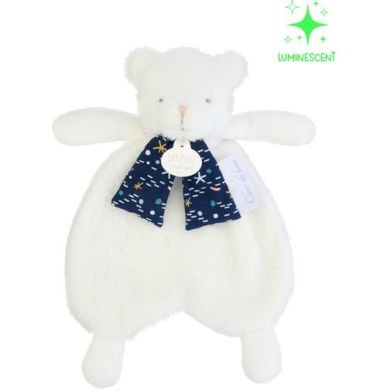 Мягкая игрушка Мишка-комфортер белый, 28 см DouDou DC4316