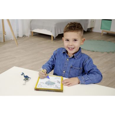 Набір для творчості Книжка-розмальовка Діно, з водяною ручкою, 3+ SIMBA TOYS 6334633