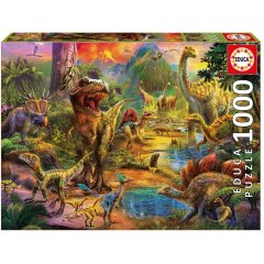 Пазл Educa 1000 деталей Земля динозавров 17655