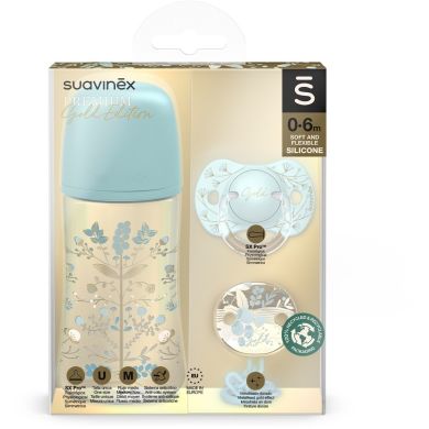Подарунковий набір Gold Edition, маленький, блакитний Suavinex 307878, Блакитний