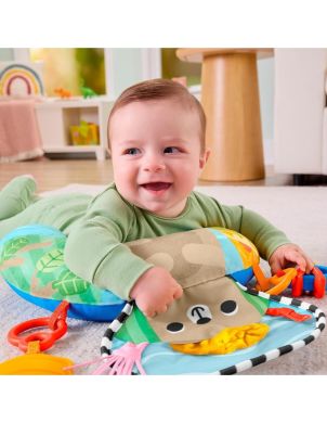 Подушка для игры на животике Кроткий мишка Fisher-Price JHB44