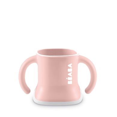 Поїльник Beaba Ellipse 3 in 1 Evoluclip Training Cup old pink блакитний 913474, Рожевий
