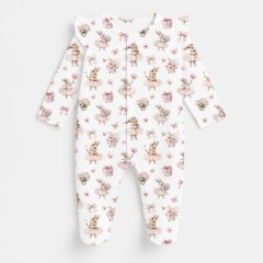 Сліп з рюшами для дівчинки із 100% бавовни Pima My Little Pie Bubbles 0/1 місяців (50-56) K065, 1/3 місяців (56-62), 56
