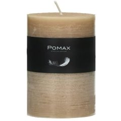 Свічка POMAX, віск, ⌀7xH10 см, золото, арт.Q218-HON