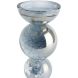 Свічник &Oslash;10x26,5 см ITINGA, скло, бульбашки, димчастий Light&Living 6073964