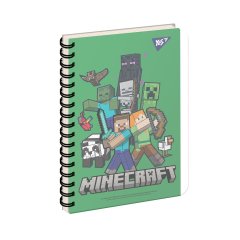 Зошит для записів YES В6/144 пл.об клітинка Minecraft 681977