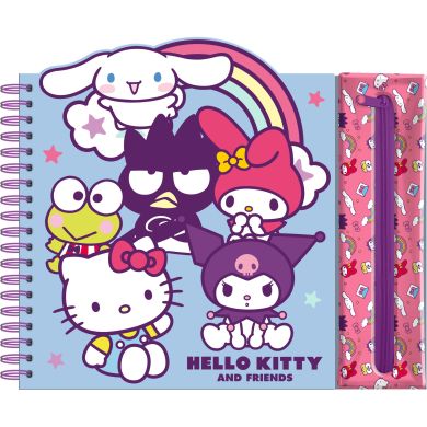 Зошит із завданнями Hello Kitty + олівці і знімний чохол Kids Licensing HK50183