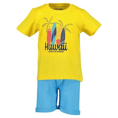 Дитячий набір футболка та шорти Blue Seven 98 Жовтий 826007 X