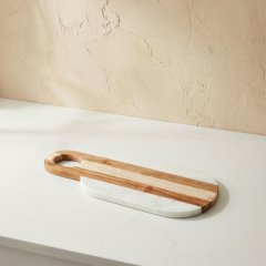 Дошка Moa з мармуру та дерева, овальна 15x35.5 Be Home 38-01