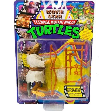 Фигурка серии Черепашки-ниндзя Movie Star 1992 Сплинтер (12 см) TMNT 81335