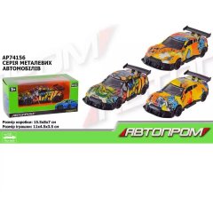 Игрушка машина арт AP74156 АВТОПРОМ 1:36 3 цвета в кор.15*8*7см