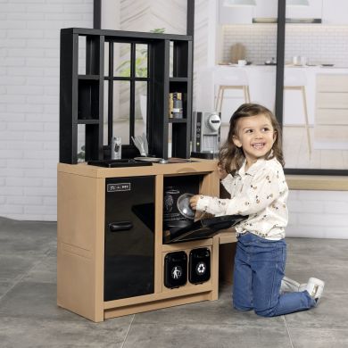 Інтерактивна кухня Лофт з кавоваркою, аксесуарами та звуковим ефектом, 3+ SMOBY TOYS 312600