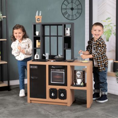 Інтерактивна кухня Лофт з кавоваркою, аксесуарами та звуковим ефектом, 3+ SMOBY TOYS 312600
