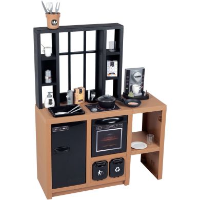 Інтерактивна кухня Лофт з кавоваркою, аксесуарами та звуковим ефектом, 3+ SMOBY TOYS 312600