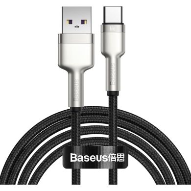 Кабель Baseus USB to Type-C 66W 2m CAKF000201 чорний
