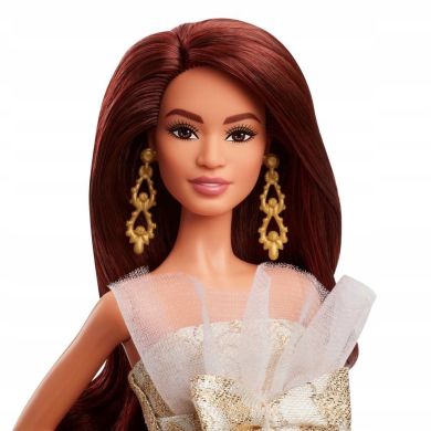 Колекційна лялька Barbie Святкова – брюнетка Barbie JBH97