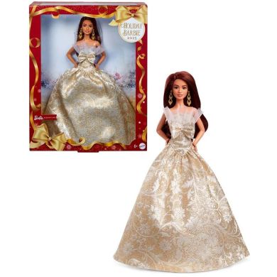 Колекційна лялька Barbie Святкова – брюнетка Barbie JBH97