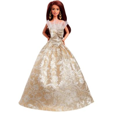 Колекційна лялька Barbie Святкова – брюнетка Barbie JBH97
