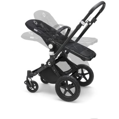 Коляска 2в1 Bugaboo Cameleon 3 plus Black/Black-Fresh White, колір чорний 230162FW01