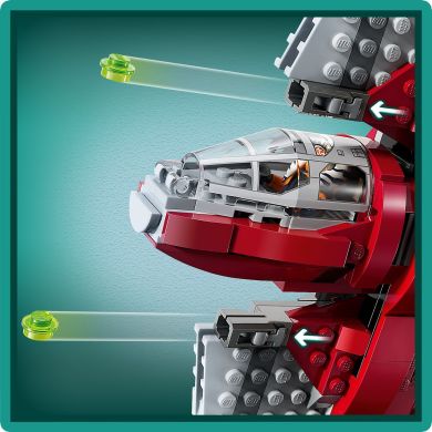 Конструктор Шаттл джедаев T-6 Асоки Тано LEGO Star Wars 601 деталь 75362