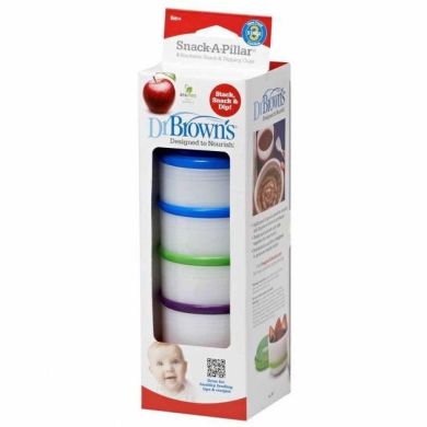 Контейнери для зберігання продуктів Dr. Brown's 4 шт. 765-P3, Різнокольоровий