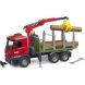 Машинка игрушечная Лесовоз MB Arocs с манипулятором Bruder 03669
