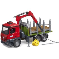 Машинка игрушечная Лесовоз MB Arocs с манипулятором Bruder 03669