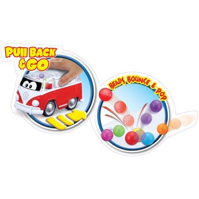 Машинка інерційна Bb Junior VW Samba Bus 16-85109, Червоний