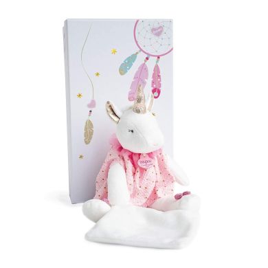 Мягкая игрушка Doudou Dreamcatcher Единорог DC3543
