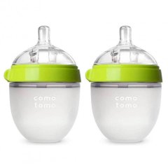 Набор антиколиковых бутылочек для кормления Comotomo Зеленый 150TG-EN, Зелёный