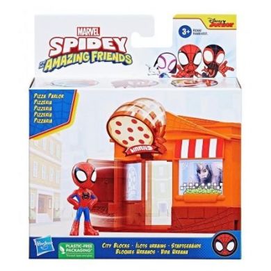 Набор игрушечный Город из блоков, серия Спайди и его удивительные друзья Marvel F6688