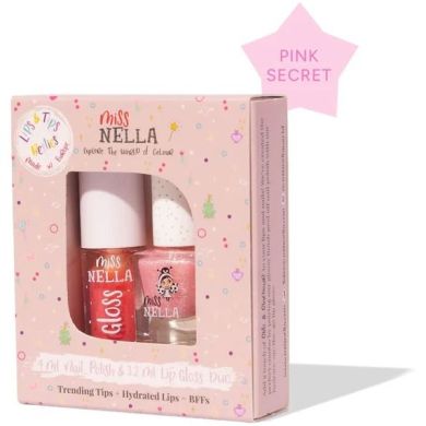 Набір Miss Nella Duo Pack (бальзам для губ Pink Secret, лак MN45)