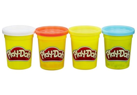Набор пластилина Hasbro Play-Doh PD Animals 4 баночки в ассортименте B5517